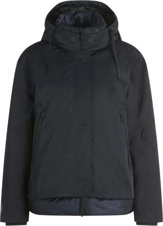 AMBER & JUNE Winterjas - Dames - Winterjassen - Blauw - M - Polyester - Jassen