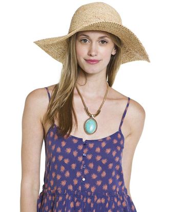 San Diego Hat Company Signature Large Brim Raffia Hat