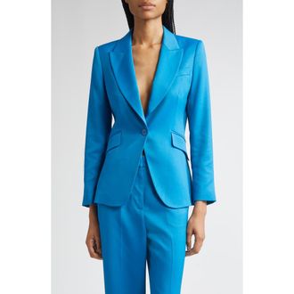 Reiss Millie One-Button Blazer in Blue at Nordstrom Rack, Size 2 Us / 6 Uk