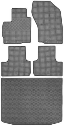 OEM Juego De Alfombrillas De Goma Para Coche Y Alfombrilla Para Maletero Para Mitsubishi Asx Crossover (05.2010-12.2021)