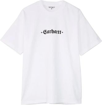 Carhartt Work in Progress Heren, Tops, Wit, Maat: 2XL Katoen