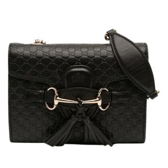 Gucci Pre-owned Cross Body Bags, female, Black, Size: ONE SIZE Pre-owned Mini Emily