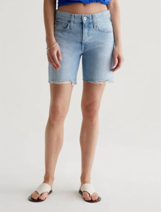 AG - Adriano Goldschmied Ex-Boyfriend Shorts In Sunset Blues