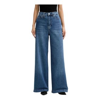 Munthe Dames, Jeans, Blauw, Maat: M Katoen