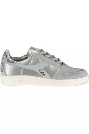 Diadora Womens 1984 Sneakers Silver Suede Casual Cotton - Size 35.5 EU/IT