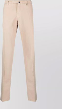 Incotex trousers back pockets belt loops side pockets