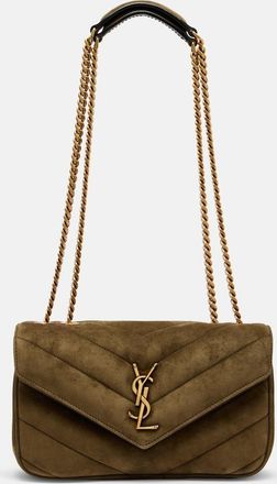 Saint Laurent Loulou Small suede shoulder bag
