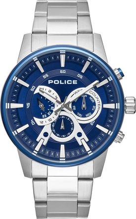 Police 15523JSTBL-03M Mens Avondale Watch - Silver - One Size