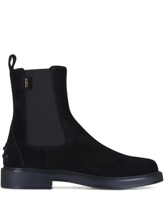 Tod's pull-tab chelsea boots - Black