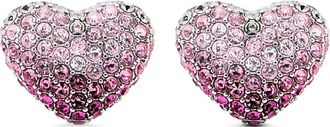 Marc Jacobs Orecchini The Pavé Balloon Heart - Argento