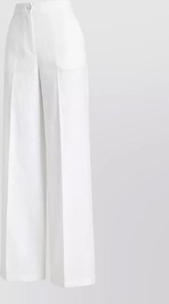 Pinko high waist wide leg trousers back pockets