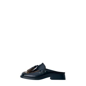 Camper Heeled Mules, female, Black, Size: 10 US Leather Tassel Loafers