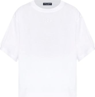 Dolce & Gabbana T-shirt con ricamo - Bianco