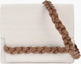 Amato Daniele Canvas Crossbody Bag TRECCIA with Leather Strap Amato Daniele
