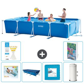 Intex Piscina Con Estructura Rectangular - 450x220x84 Cm - 7-piezas S137