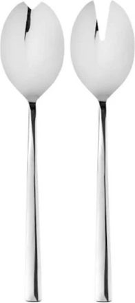 Mepra Atena Salad Serving - Set Of 2 In Silver