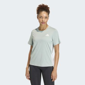 adidas T-Shirt ADIDAS PERFORMANCE WE 3S CREW TEE, Damen, Gr. XL, wosa, wei&szlig;, Obermaterial: 93% Polyester, 7% Elasthan, Rundhals, Shirts T-Shirt