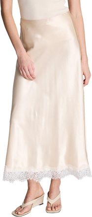 Kenneth Cole Pull-On Side Slit Midi Skirt