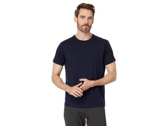 Icebreaker 150 Tech Lite III Short Sleeve T-Shirts Mens Clothing Midnight Navy : SM, Wool