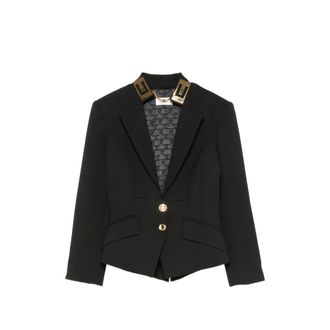 Elisabetta Franchi Double-button Peaked-lapel Blazer