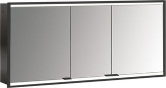 Emco Prime 2 Armario Con Espejo Iluminado, 1400 Mm, 3 Puertas, - Emco