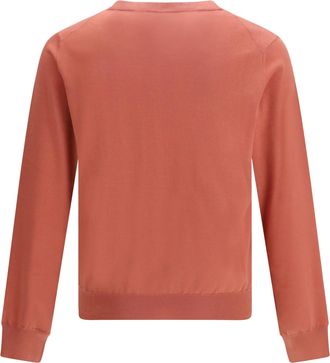 Brunello Cucinelli Mens Sweater Cotton Pesca+nebbia