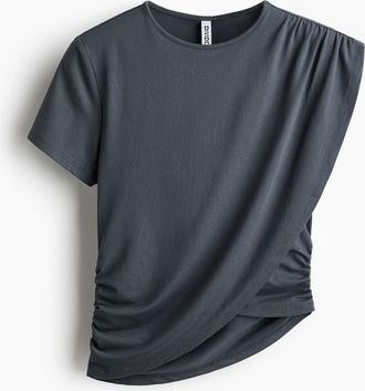 H&M Shirt im Lagenlook - Dunkelgrau
