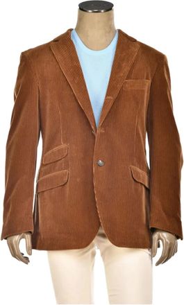 Brunello Cucinelli single-breasted blazer - Brown