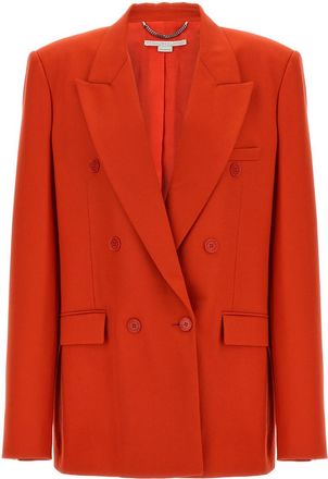 Stella McCartney Red Double-breasted Blazer