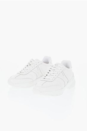 Celine Leather Lace-Up Sneakers with Rubber Sole size 37