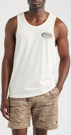 Brixton Rhett Logo Graphic Tank in Off White at Nordstrom, Size Xx-Large