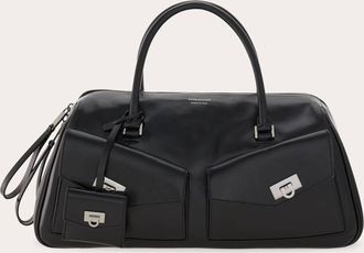 Ferragamo Donna Borsa bowling multipocket (M) Nero