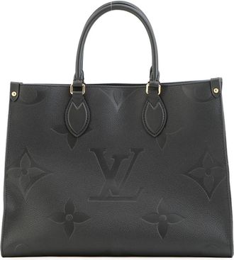 Louis Vuitton Black Monogram Noir Monogram Empreinte Shoulder Bag Tote Bag (Pre-Owned)