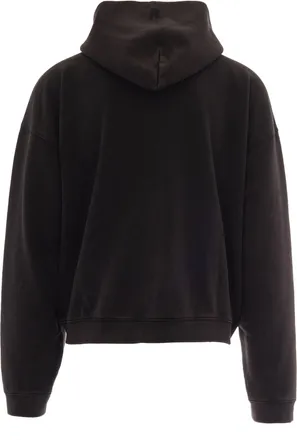 Represent Mens Hooded Sweatshirt Initial Boxy Zip Coffee Cotton Sweatshirts Sweater