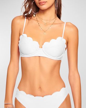 Ramy Brook Leyla Scallop Bikini Top