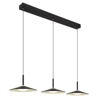 Globo Lighting L&aacute;mpara Colgante - Lampone - Negro - Metal - Gran L&aacute;mpara