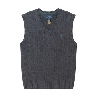 Polo Ralph Lauren Sleeveless Jumpers, male, Gray, L, Gilet