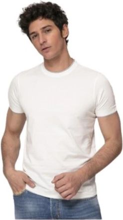 Gran Sasso Wit T-shirt - Heren - T-shirts - Wit - L - Katoen - Tops