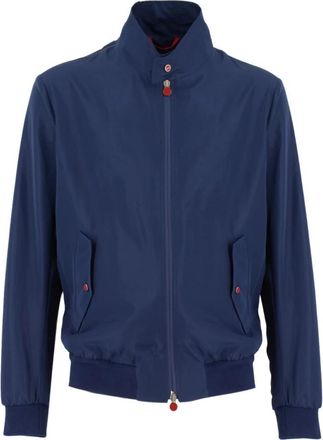Kiton Light Jacket - Heren - Zomerjassen - Blauw - L - Jassen