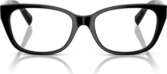 Tiffany & Co. 52mm Pillow Optical Glasses in Black at Nordstrom