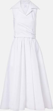 Patou Gathered midi dress