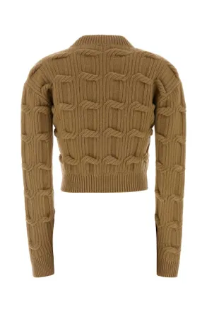Stella McCartney Cropped Sweater - Camel