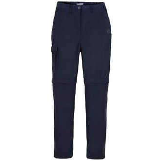 Craghoppers Dames/Dames Expert Kiwi Convertible Cargo Broek (Donkere marine)