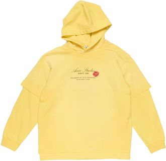 Acne Studios Felpa con cappuccio - Giallo