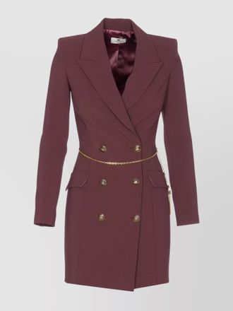 Elisabetta Franchi double-breasted mini dress