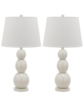 Safavieh Jayne 26.5In Three Sphere Glass Lamp