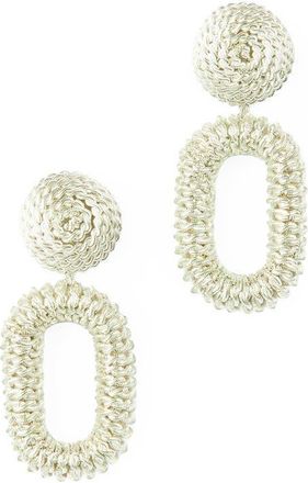 Deepa Gurnani Roula Drop Earrings in Silver at Nordstrom