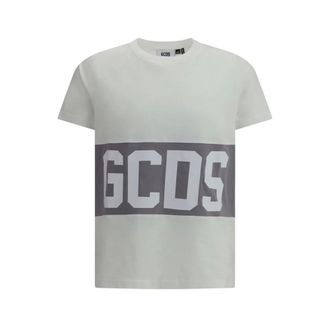 GCDS Gcds, Heren, Tops, Wit, Maat: L Katoen