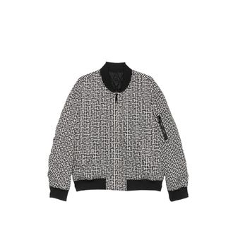 Balmain PB-monogram Bomber Jacket