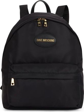 Love Moschino Mochila con logo - Bags - Mujer - Negro - ONE SIZE